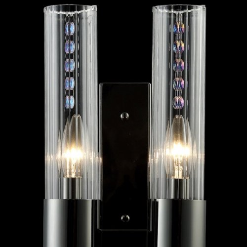 Бра Crystal Lux OTONO AP2 BLACK CHROMIUM/TRANSPARENTE Бра Crystal Lux OTONO AP2 BLACK CHROMIUM/TRANSPARENTE
