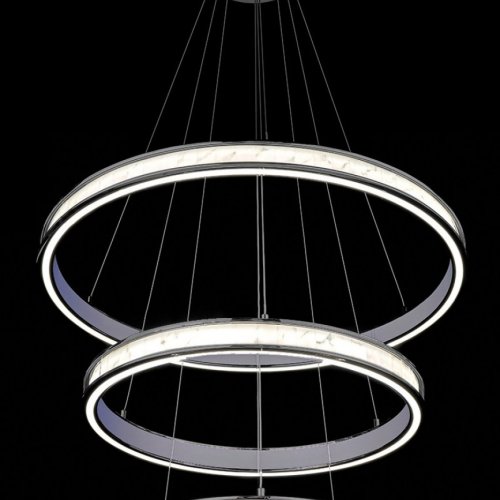 Подвесная люстра Christine LE7702/800-3K Black Chrome