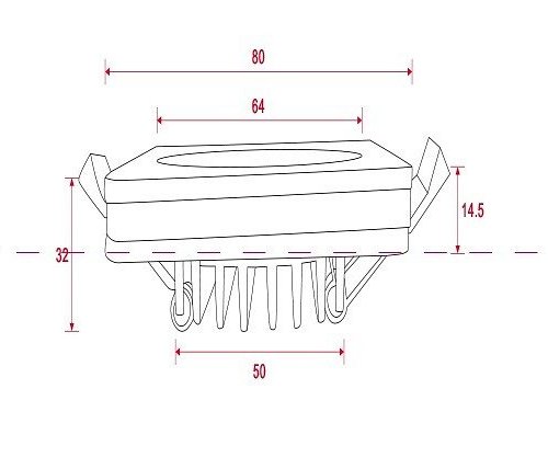 Встраиваемый светодиодный светильник Maytoni Phanton DL303-L7W