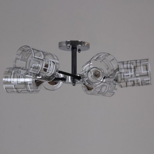 Потолочная люстра  26260-0.3-06 CR+BK