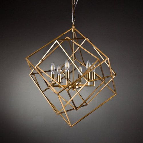 Подвесная люстра DeLight Collection Matrix KM0282P-6 brass