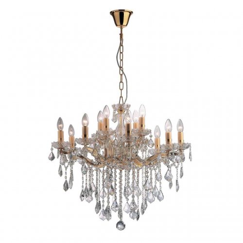 Подвесная люстра Ideal Lux Florian SP12 Oro Подвесная люстра Ideal Lux Florian SP12 Oro