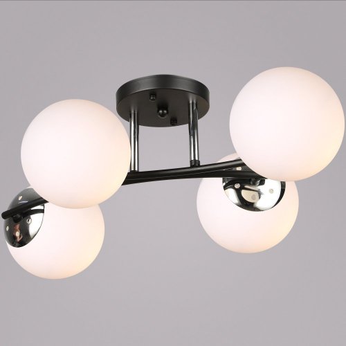 Потолочная люстра  02318-0.3-04 BK+CH