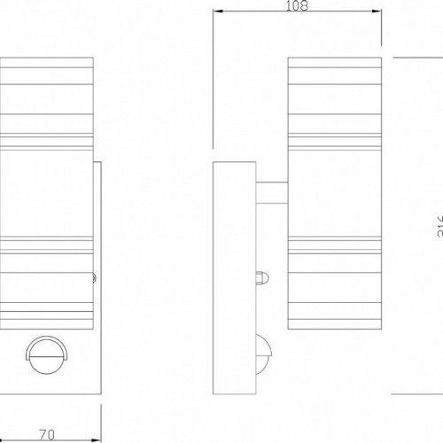 Уличный настенный светильник Deko-Light Zilly II Up and Down 731011 Уличный настенный светильник Deko-Light Zilly II Up and Down 731011