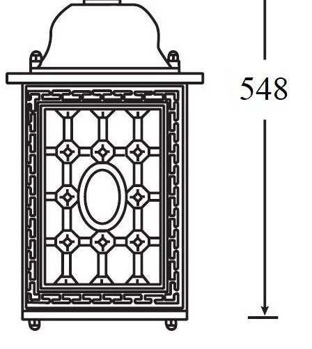 Потолочный светильник уличный Oasis Light LONDON L 64805LA Bl Потолочный светильник уличный Oasis Light LONDON L 64805LA Bl