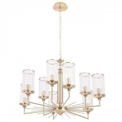 Подвесная люстра Crystal Lux Gloria SP9 Brass