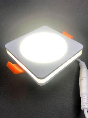 Встраиваемый светодиодный светильник Elvan VLS-109SQ-7W-WW-Wh