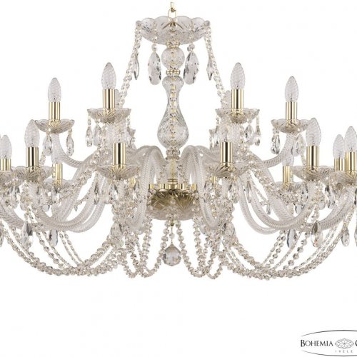 Подвесная люстра Bohemia Ivele Crystal 101 101/12+6/360 G Подвесная люстра Bohemia Ivele Crystal 101 101/12+6/360 G