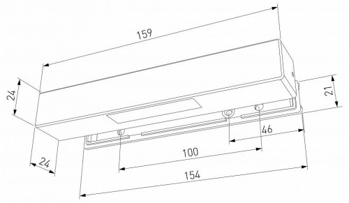 Накладной светильник Elektrostandard Rise 40163/LED 4000К Черный Накладной светильник Elektrostandard Rise 40163/LED 4000К Черный