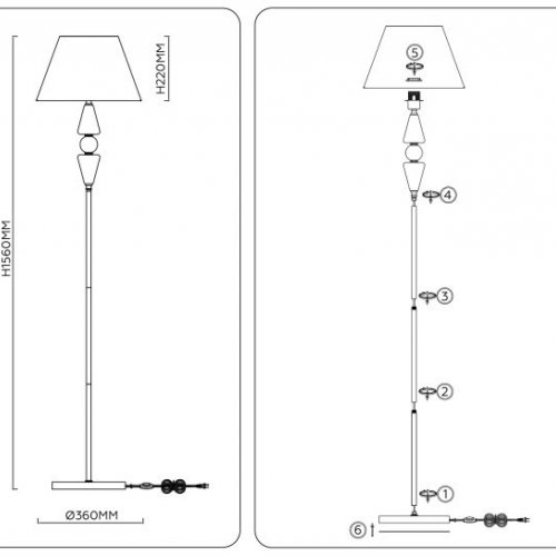 Торшер High Light LH75265 Торшер High Light LH75265