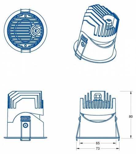 Встраиваемый светильник Fiberli 1005 12130604 Встраиваемый светильник Fiberli 1005 12130604