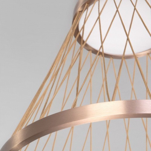 Потолочный светильник Eurosvet Cesta 40018/1 LED коричневый Потолочный светильник Eurosvet Cesta 40018/1 LED коричневый