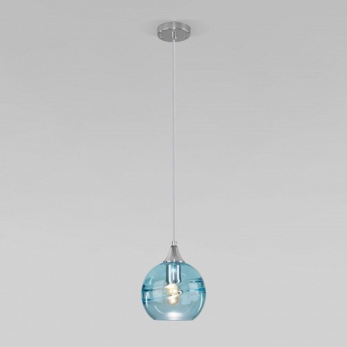 Подвесной светильник Eurosvet Lotus 50221/1 голубой