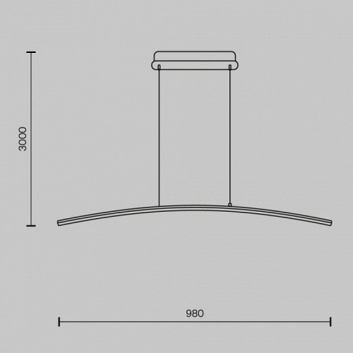 Подвесной светильник Maytoni Light Reflection MOD243PL-L18BK
