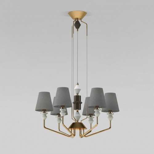Подвесная люстра Eurosvet Olaria 101012/6 латунь Smart Подвесная люстра Eurosvet Olaria 101012/6 латунь Smart