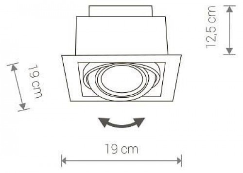 Встраиваемый светильник Nowodvorski Downlight 9573