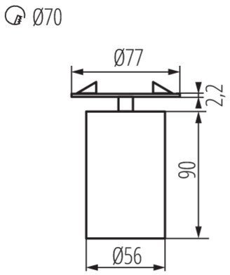 Споты Kanlux CHIRO GU10 DTO-B 29311