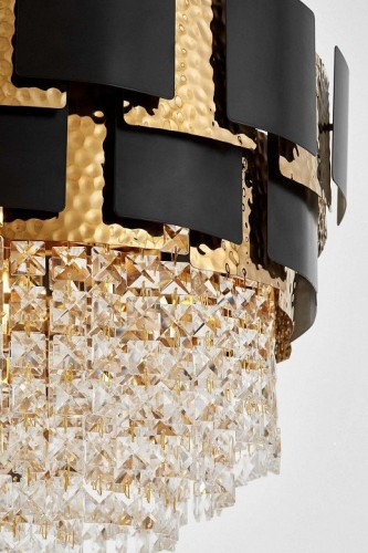 Подвесная люстра Lumina Deco Molina LDP 7045-600 BK+GD Подвесная люстра Lumina Deco Molina LDP 7045-600 BK+GD