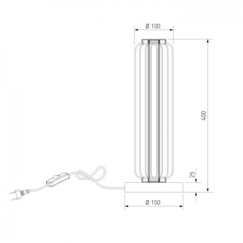 Интерьерная настольная лампа Eurosvet Argent 308054 LED хром Интерьерная настольная лампа Eurosvet Argent 308054 LED хром