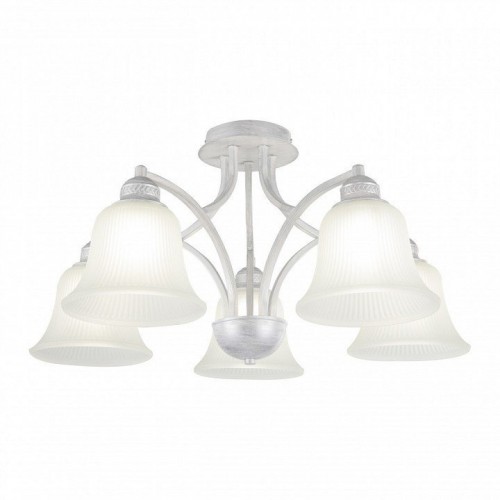 Потолочная люстра Arte Milano Napoli-1254 331254/5 WT+SL Потолочная люстра Arte Milano Napoli-1254 331254/5 WT+SL