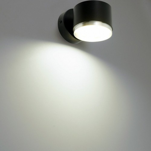 Светильник  настенный Feron HL4598  Barrel DUET 12W, 230V,GX53, черный + хром IP20