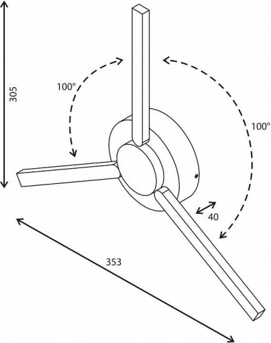 Накладной светильник Elektrostandard Techno a040501 Накладной светильник Elektrostandard Techno a040501