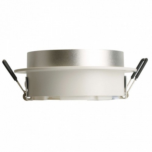 Светильник встраиваемый Feron DL507 потолочный GX53 белый + серебро круг 51353