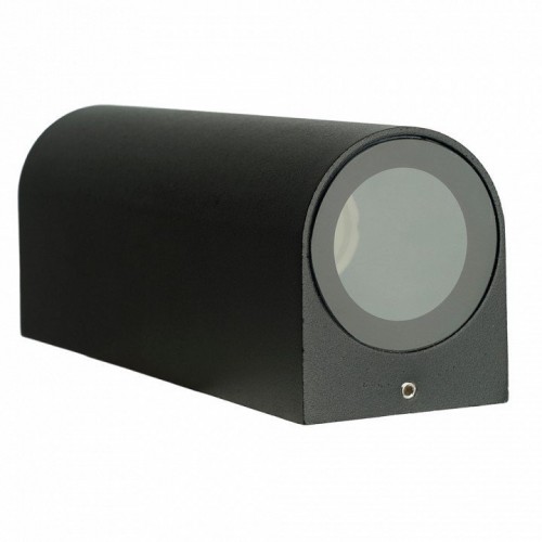 Светильник садово-парковый Feron DH024, на стену, 2*GU10 MR11 230V, черный