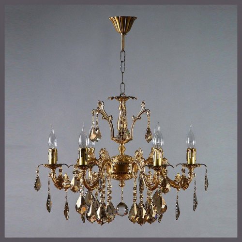 Подвесная люстра Ambiente by Brizzi Granada 2118/6 AB Honey Leaf Подвесная люстра Ambiente by Brizzi Granada 2118/6 AB Honey Leaf