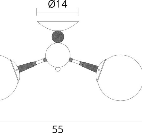 Потолочная люстра Arte Lamp Boston A4485PL-3BK