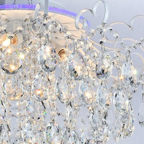 Потолочная люстра  04024-0.3-07 WH+SILVER PN+RGB Потолочная люстра  04024-0.3-07 WH+SILVER PN+RGB