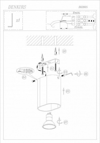 Накладной светильник Denkirs DK2005-CO Накладной светильник Denkirs DK2005-CO