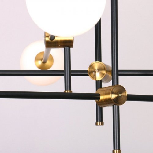 Потолочная люстра Bistro Globe 9389P/9 black/gold