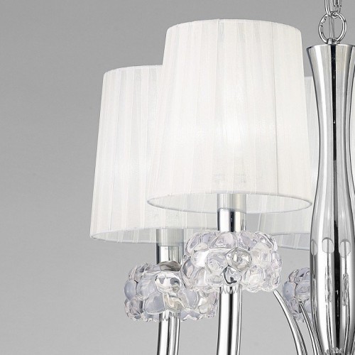 Подвесная люстра Mantra Loewe Chrome 4632 Подвесная люстра Mantra Loewe Chrome 4632