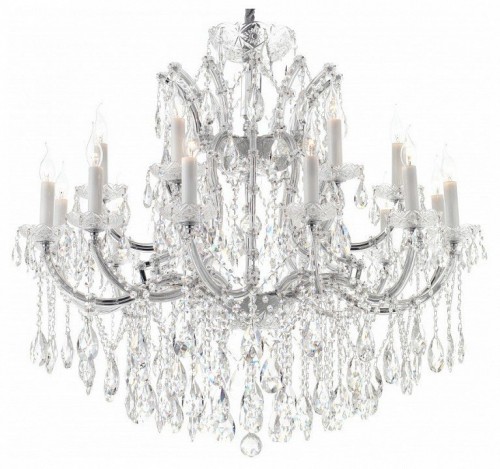 Подвесная люстра iLamp Diamond 6071-18 CR+CL