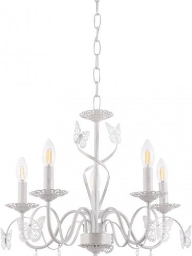 Подвесная люстра Arte Milano AM346179 346179/5 WT+SL Подвесная люстра Arte Milano AM346179 346179/5 WT+SL