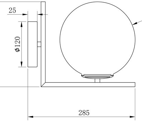 Бра  K2KW-825BR