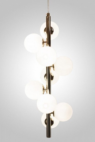 Подвесная люстра AM-Group AM489 AM489 GOLD H1000