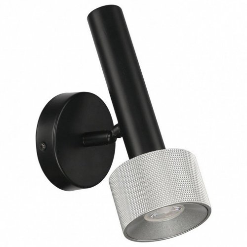 Спот iLedex Delta 2360-1 BK+SL