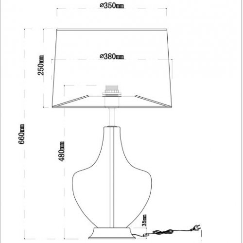 Интерьерная настольная лампа Arte Lamp Sheratan A5052LT-1CC