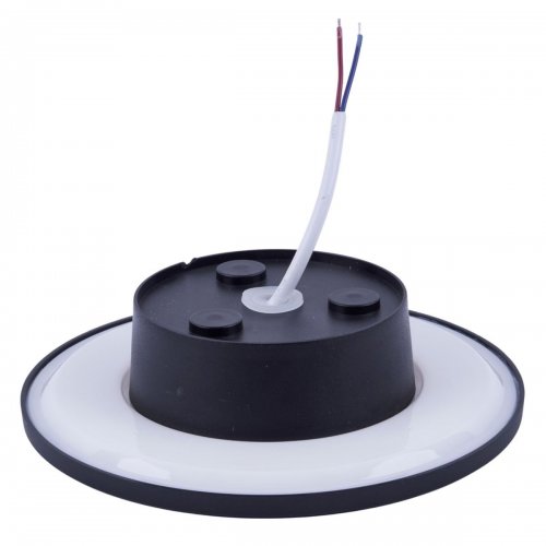 Уличный накладной светильник Uniel ULU-P35R-18W/3000K+4000K+6500K/D25 IP65 BLACK UL-00013634