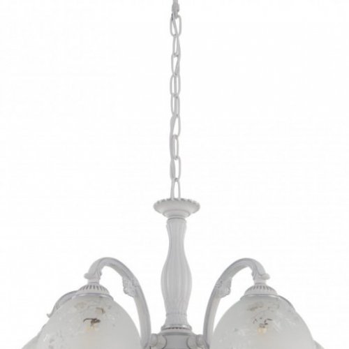 Подвесная люстра AM349737 349737/5 WT+SL Подвесная люстра AM349737 349737/5 WT+SL