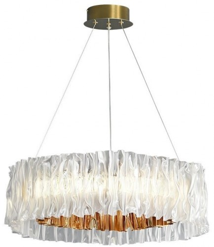 Подвесная люстра DeLight Collection Accordeon 10310P-780 white/gold