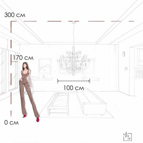 Подвесная люстра Loft it Gino 10196/1000 White Подвесная люстра Loft it Gino 10196/1000 White