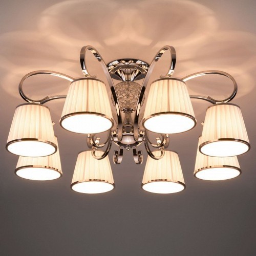 Потолочная люстра Eurosvet Tessa 60088/8 хром Потолочная люстра Eurosvet Tessa 60088/8 хром