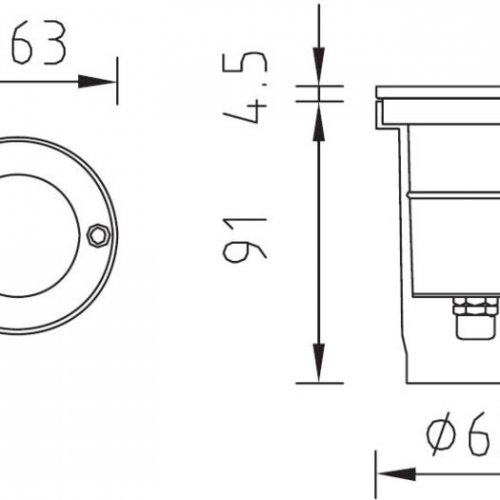 Встраиваемый светильник уличный Oasis Light 73201А SS
