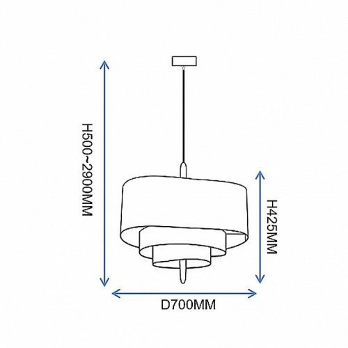 Подвесная люстра ImperiumLoft Andreanelit01