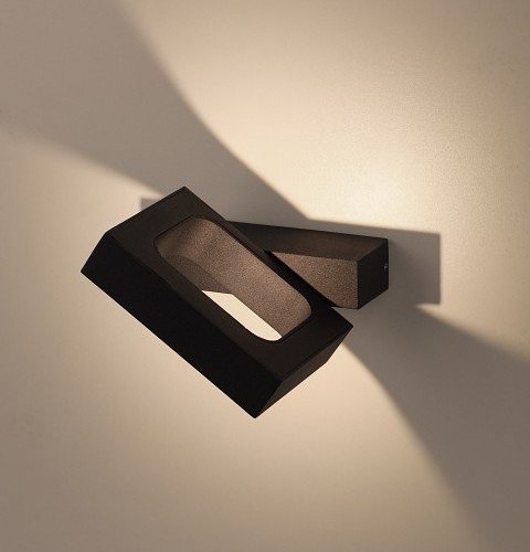 Настенный светодиодный светильник ЭРА Design WL2 BK