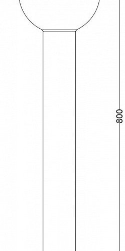Наземный светильник Maytoni Bold O598FL-01GR Наземный светильник Maytoni Bold O598FL-01GR