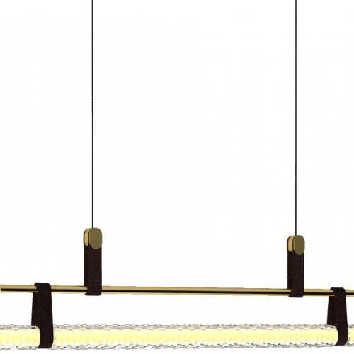 Подвесной светильник DeLight Collection 8501P 8501P/L brass/clear